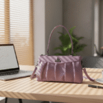 Purple Pleated