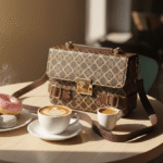 Brown handbag