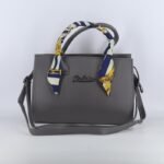 Grey with Yellow ribbon