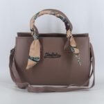 Brown with creme ribbon
