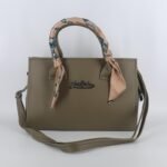 Olive with creme ribbon