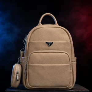 Textured Multi-Pocket Backpack