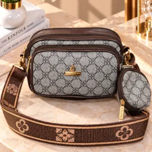 Muffi Bags Urban Multi-Pocket Crossbody Bag with Mini Pouch